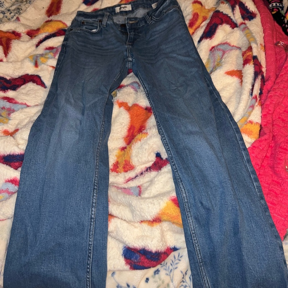 Women's Classic Boot Cut Jeans in Blue